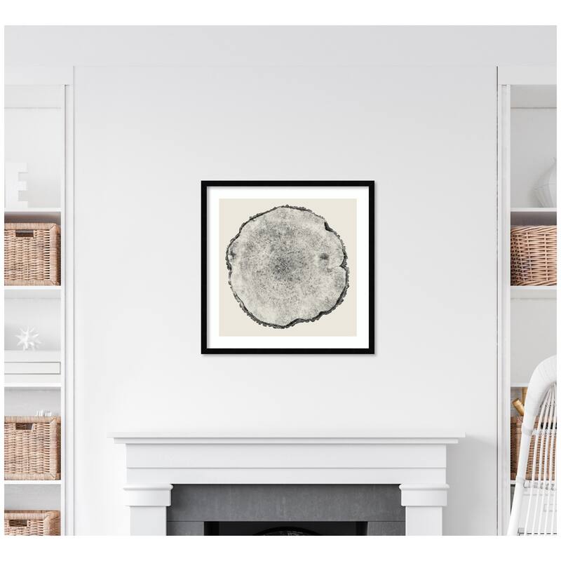 Kate and Laurel Tree Rings No. 1 by Emiko and Mark Franzen F2 Images Framed Wall Art Print