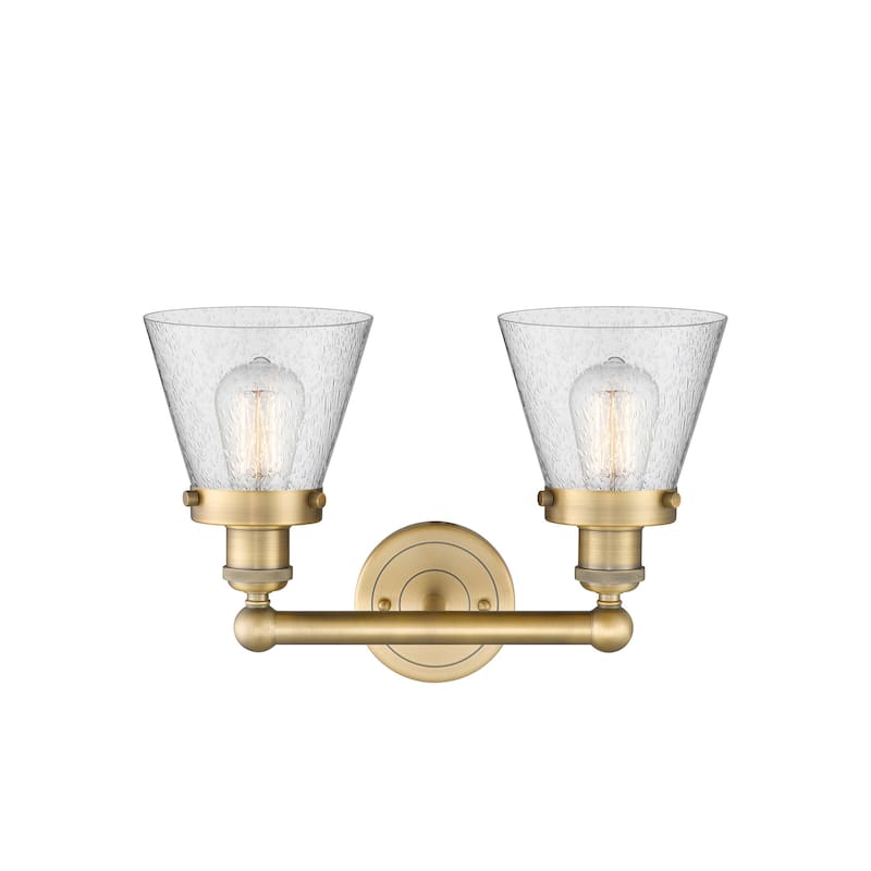 Innovations Lighting 616-2W-10-16 Cone Vanity Cone 2 Light 16" Wide