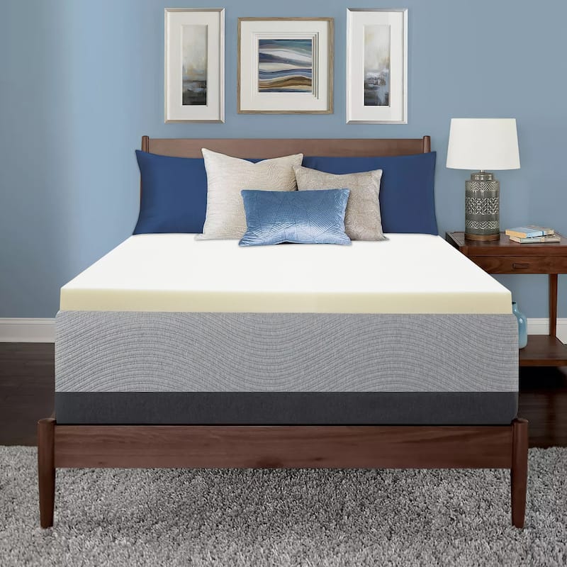 Onetan, Foam Topper, Adds Comfort to Mattress - Blue