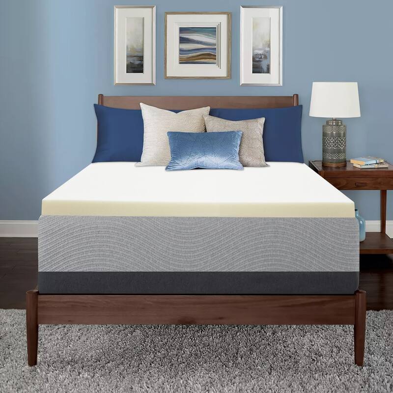 2Inch High Density Gel Foam Mattress Toppers,Add Comfort To