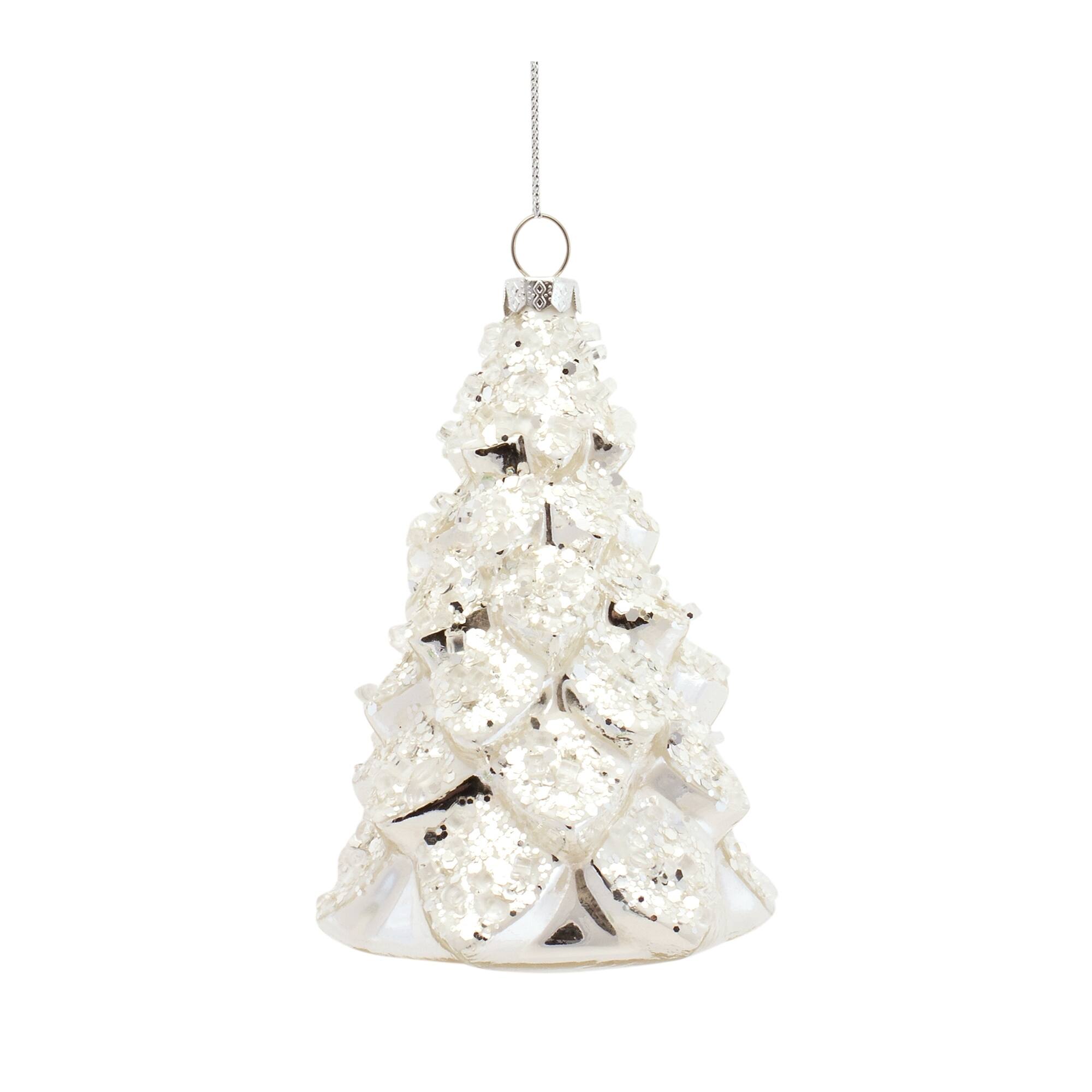 Glass Tree Ornament (Set of 6) On Sale Bed Bath & Beyond 37590979