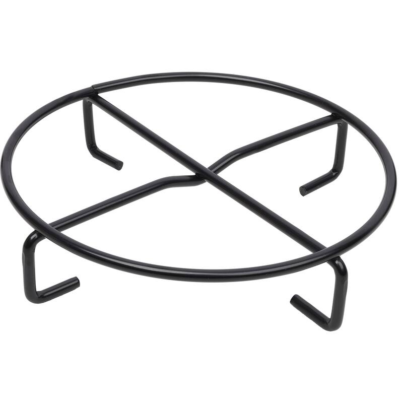 5QT Cast Iron Deep Pot and Skillet Lid with Iron Pot Rack and Lid Lifter, 3-In-1 Outdoor Camping Cast Iron Dutch Oven