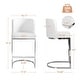 preview thumbnail 4 of 15, 26-Inch Modern Upholstered Bar Stools, Counter Height Bar Stool - 18.11"W x 19.69"D x 37.4"H