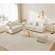 preview thumbnail 1 of 14, 66" Fabric Sofa Sets Modern Loveseat Sofas for Living Room