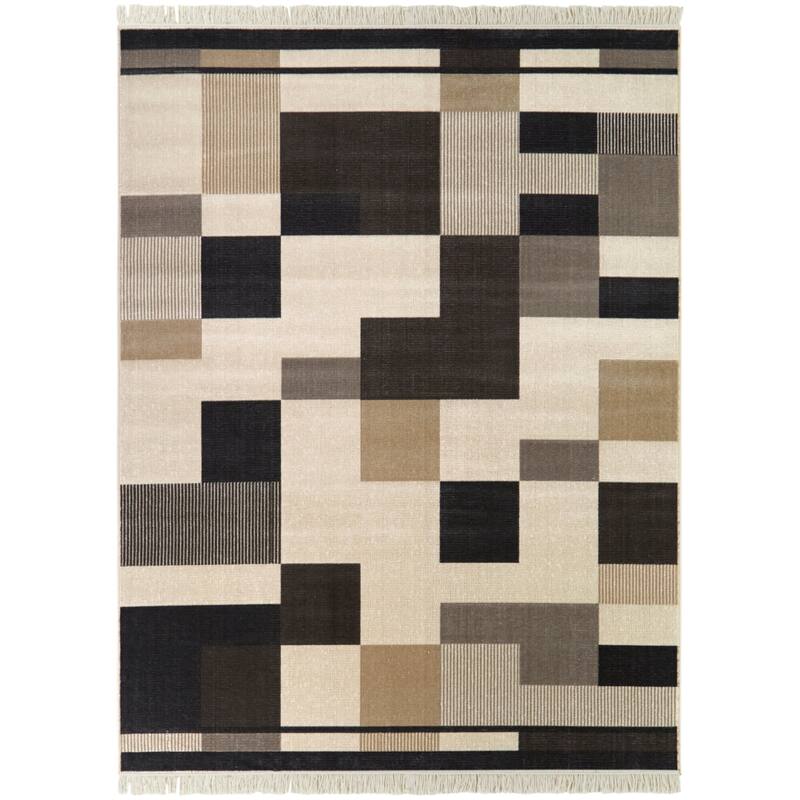 Venter Geometric Color Block Area Rug