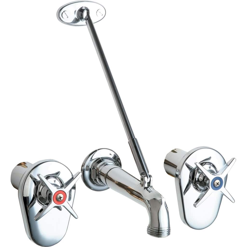 Chicago Faucets Wall Mounted Concealed Fitting Faucet with Rigid