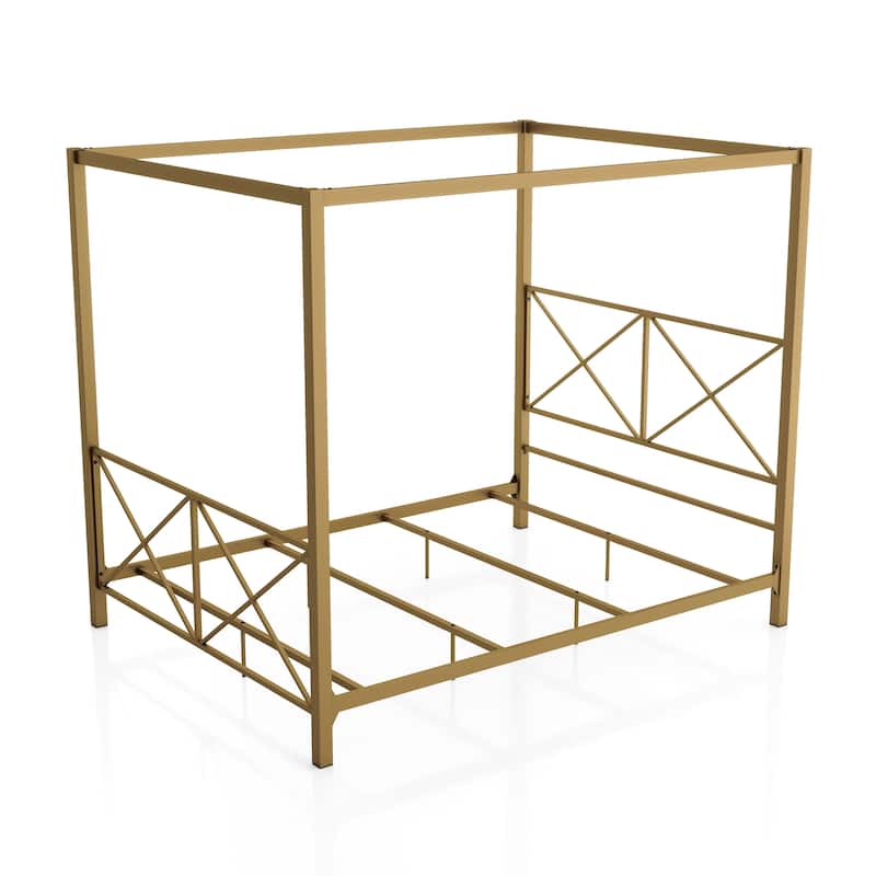 Furniture of America Rosemarie Canopy Metal Bed
