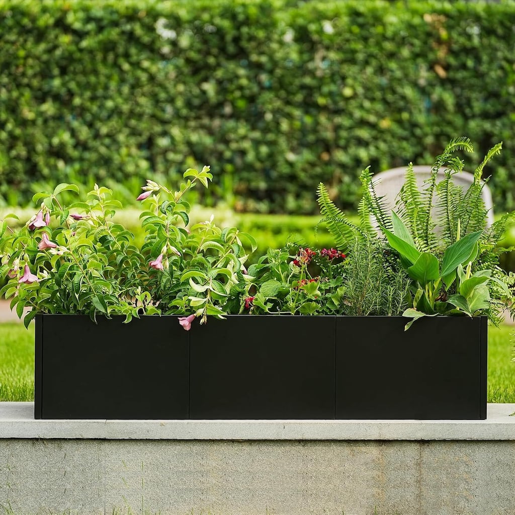 51" Modern Raised Garden Bed Planter, Ideal for Yard, Patio with Base - N/A
