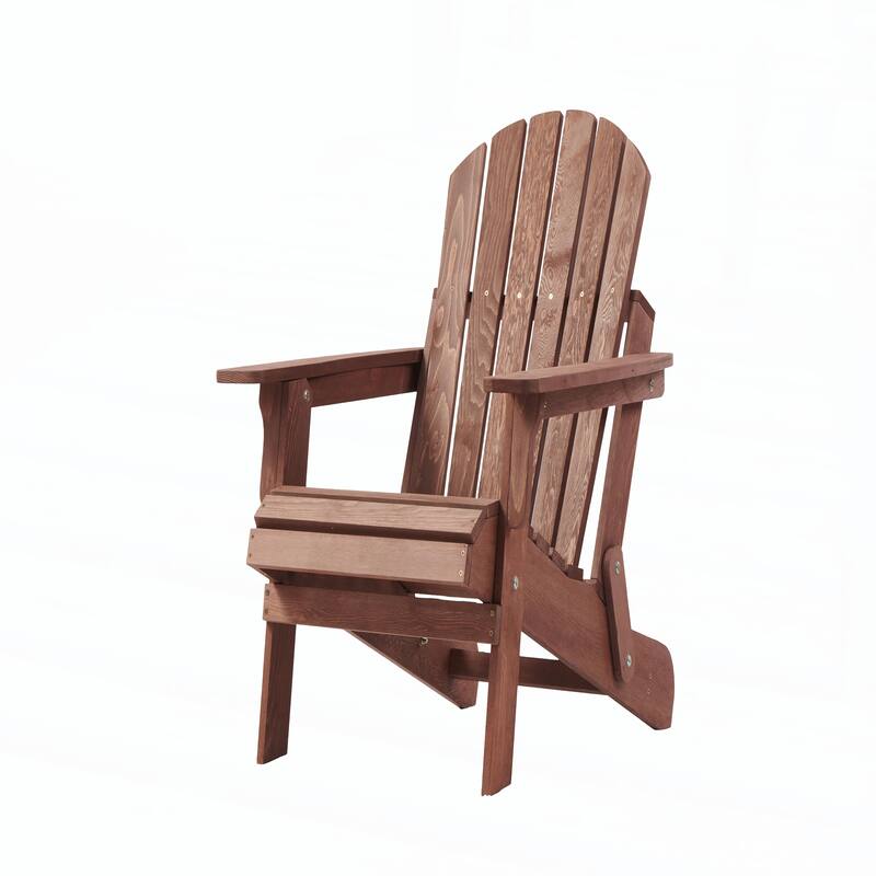 Oversize Wooden Outdoor Folding Adirondack Chair