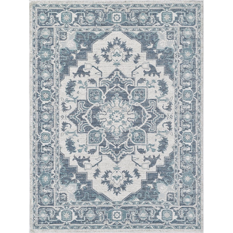 Domani Novarro Traditionally Moroccan Reversible Indoor / Outdoor Area Rug