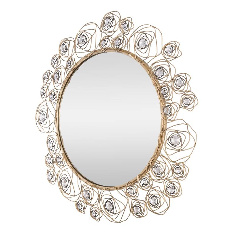 Varaluz Ethereal Rose Wall Mirror - Havana Gold Ombre