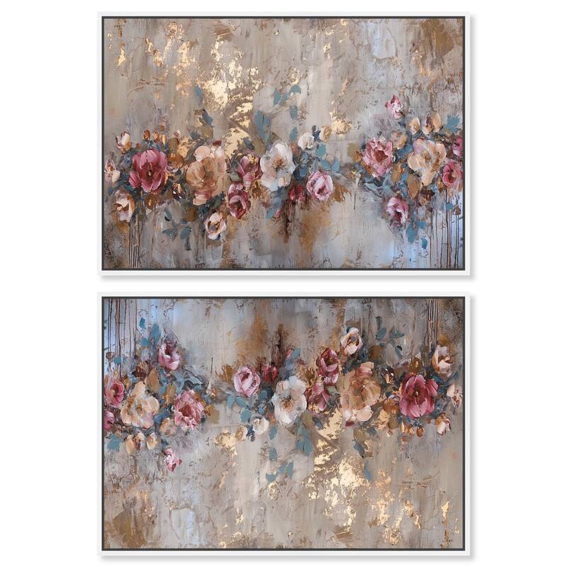 Mediterranean View Canvas by Art Remedy - 54" x 36" - Silver