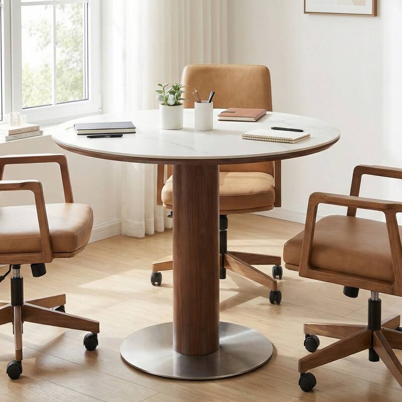 31.5" Round Conference Table for Meeting Room - 31.5" Dia. x 29.53" H
