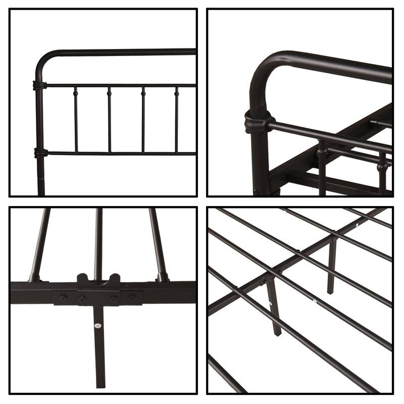 Alazyhome Classic Metal Platform Bed Frame