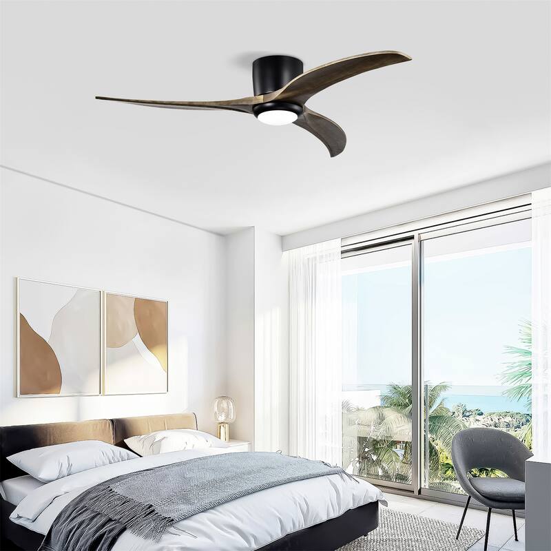 52" Blades Ceiling Fan with Light and Remote Control