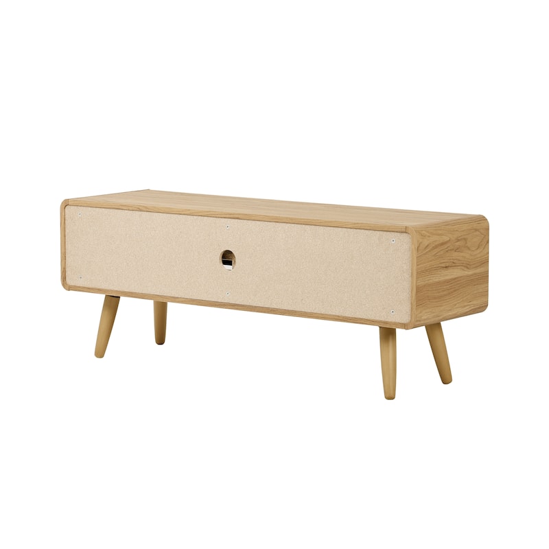 NPD Furniture Wilson 46 Inch KD Slat Low TV Stand