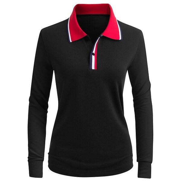 Shop TWOROY Black Women's Size XXL Long Sleeve Colorblock ...