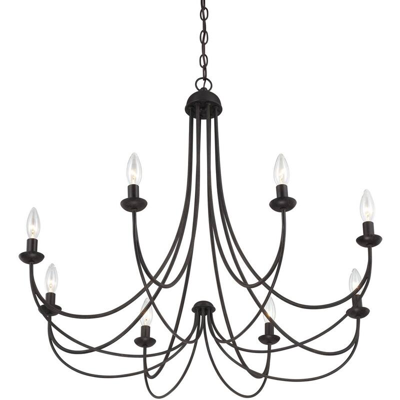 Mirren 8-Light Chandelier in Imperial Bronze