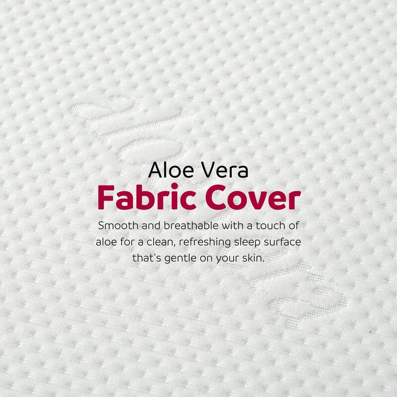 Divine 8 in. Medium Gel Foam with Aloe Vera Bed in a Box Mattress