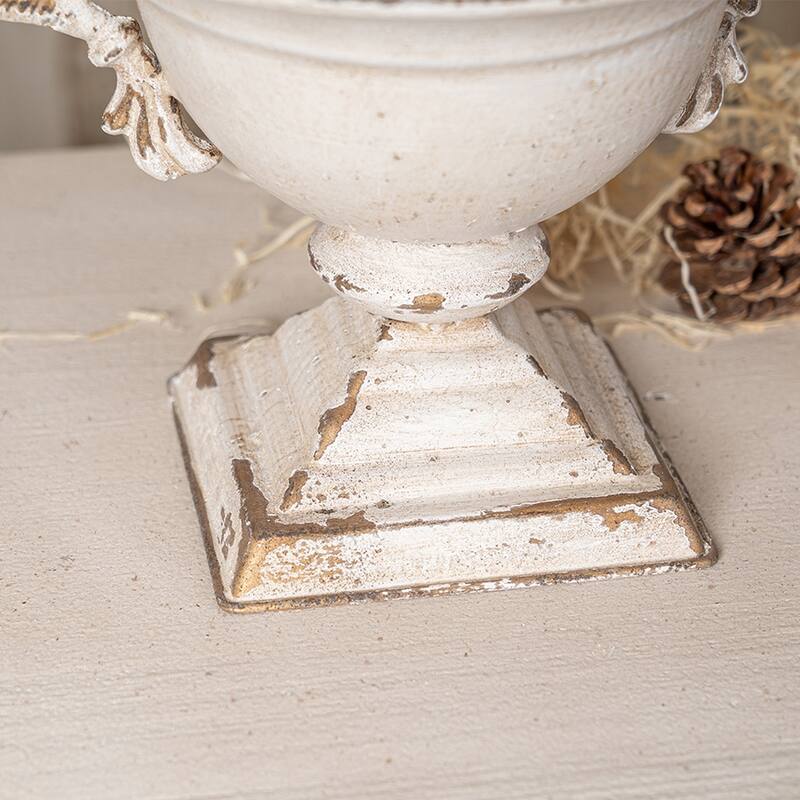 Indoor/Outdoor Double Handle Ceramic Planter for Living Room Garden