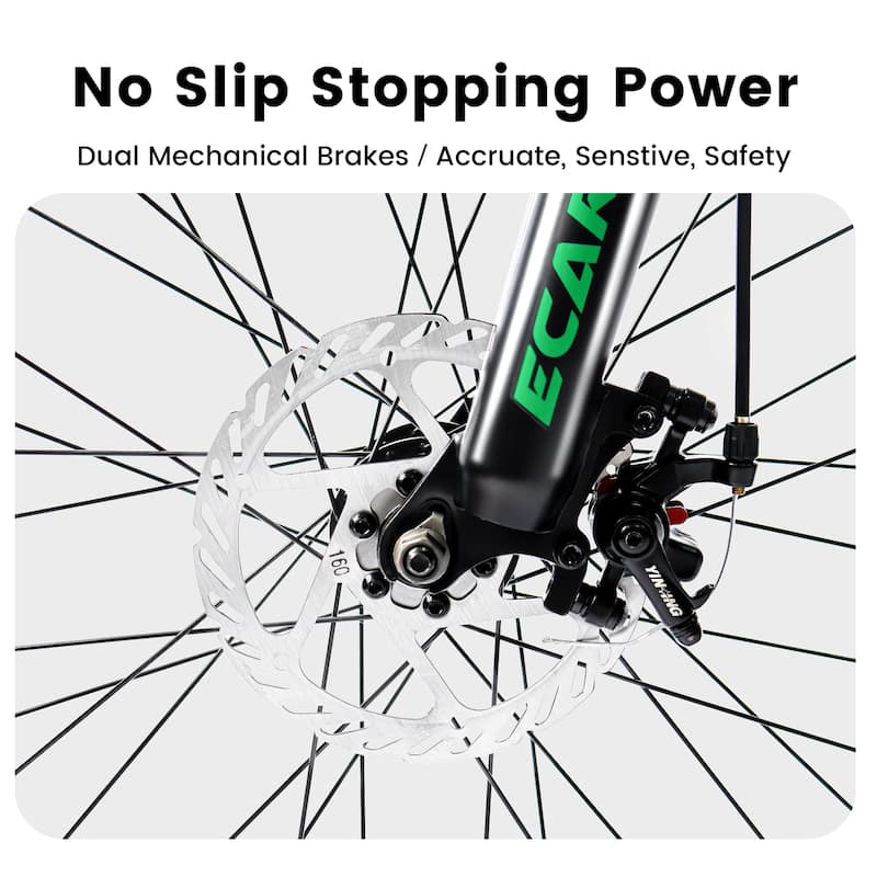 27.5 Inch Full Suspension Mountain Bike, Front and Rear Dual Shock Absorbers, Mechanical Disc Brakes, 21-Speed