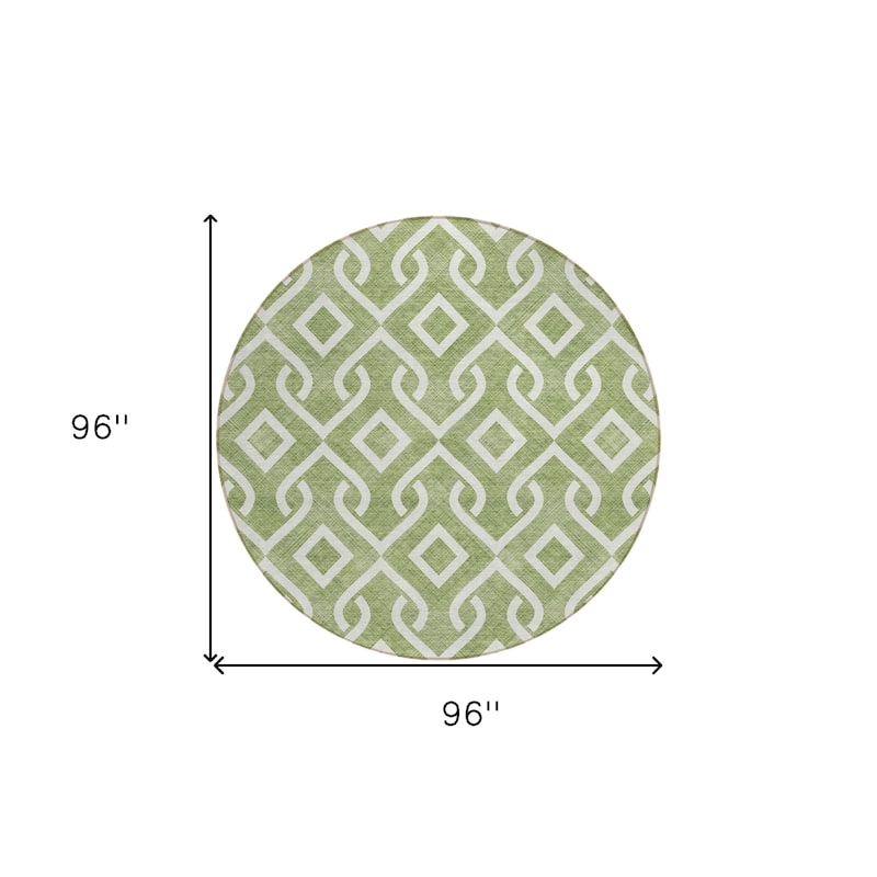 HomeRoots Geometric Transitional Rectangle Outdoor Rug