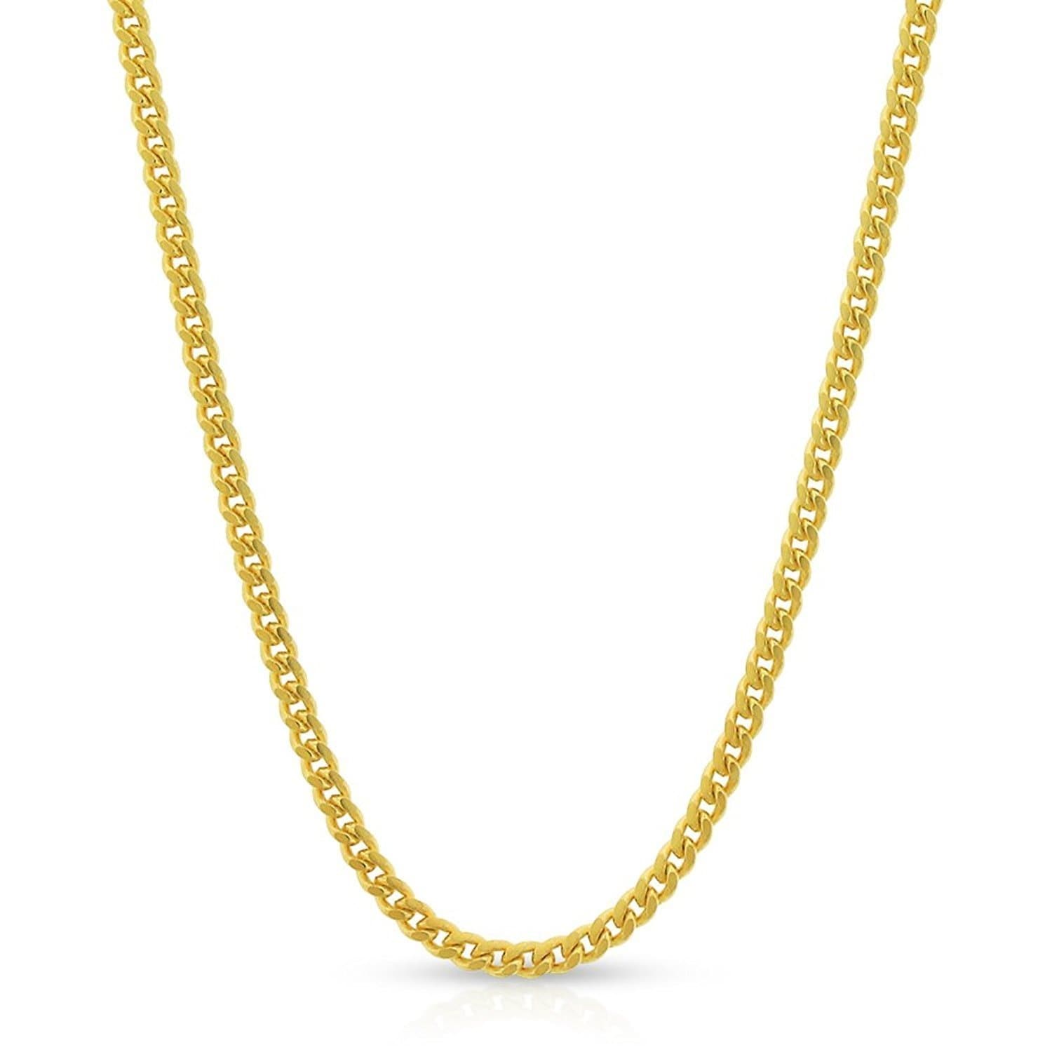 Shop 14K Yellow Gold 2MM Solid Miami 
