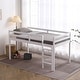 preview thumbnail 1 of 7, White Twin Solid wood Loft Bed with Ladder White - Twin