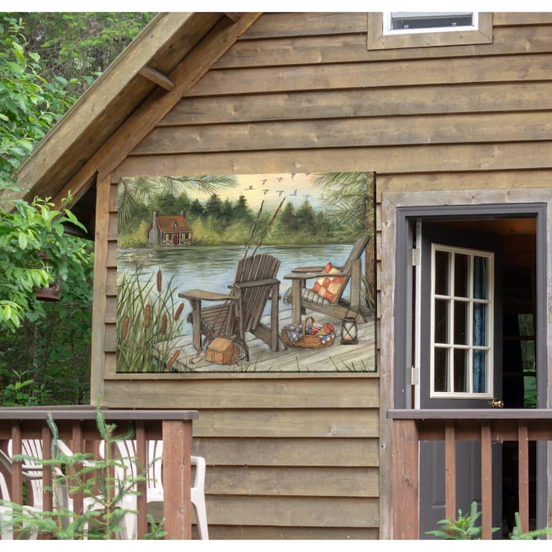 Lake Time Indoor/Outdoor Art 40"x30"