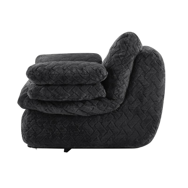 Full Compression Sofa Chair With Swivel Add Ottoman