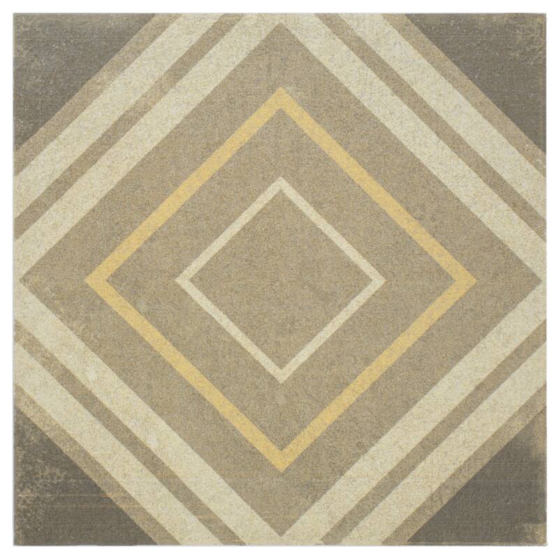Seville 8 in. x 8 in. Sepia Matte Porcelain Wall and Floor Tile