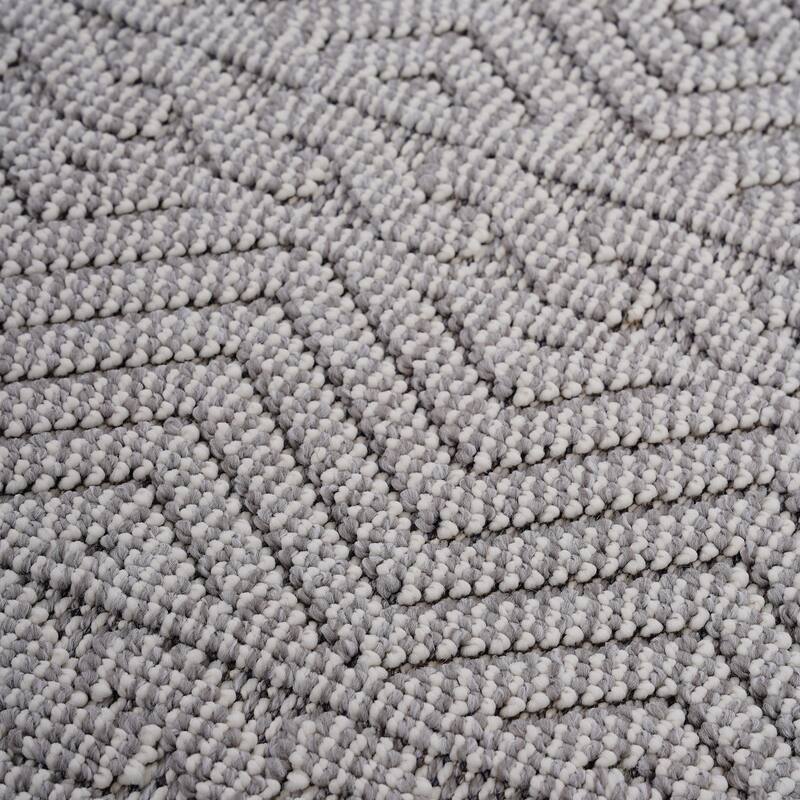 LOOM & LUXE Collection 2X8 Geometric Indoor/Outdoor Area Rug - 96" D x 26" W x 0.28" H