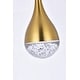 preview thumbnail 3 of 9, Elegant Lighting 3825D42 Amherst 25 Light 42" Wide LED Chandelier