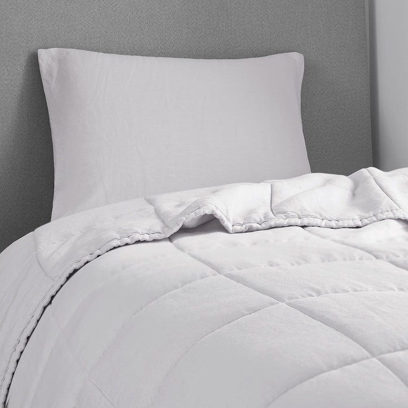 Dark Sky Reserve® - Bamboo Linen Comforter - Portugal Made - Glacier Gray
