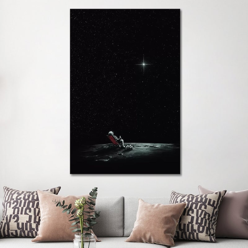 iCanvas "Space Chill II" by Nicebleed Canvas Print