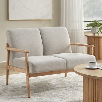 Lifestorey Beaumont Solid Wood Loveseat