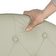 preview thumbnail 22 of 48, Adeco Half Moon Storage Ottoman Semi Circle Bench