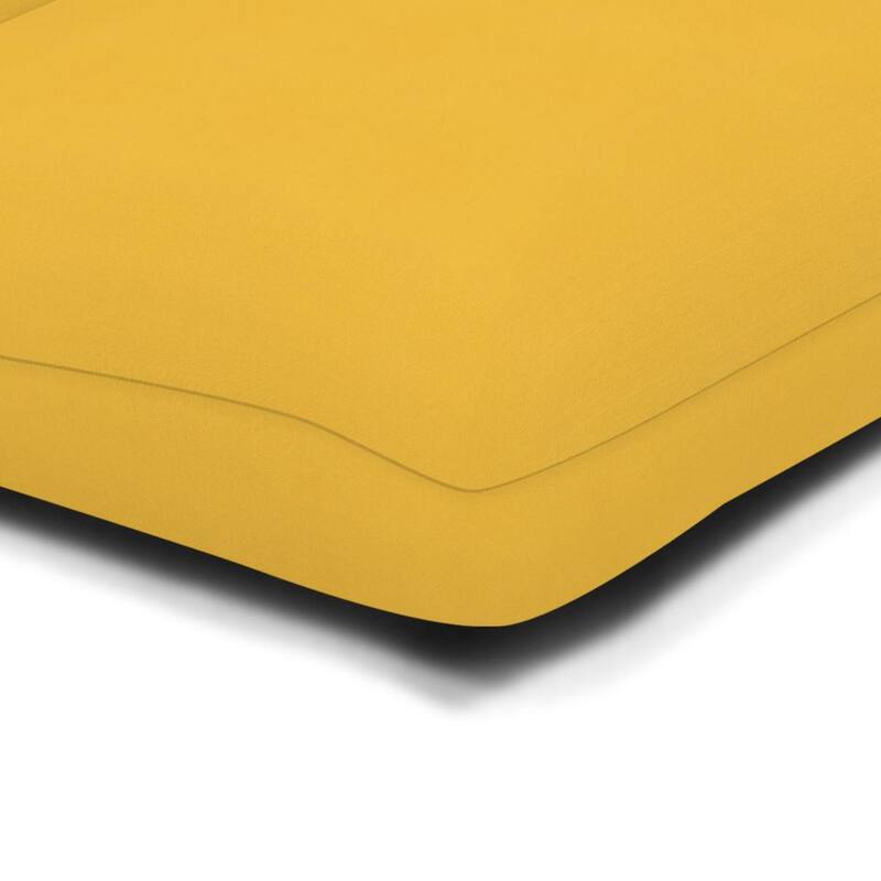 Sunbrella Solid 1-Piece Outdoor Chaise Cushion, 22.5"W x 74"L - 22.5"W x 74"L