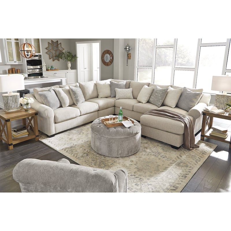 Ashley Furniture Carnaby Gray Oversized Accent Ottoman