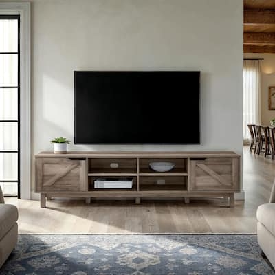Middlebrook Designs Rustic Barndoor TV Stand