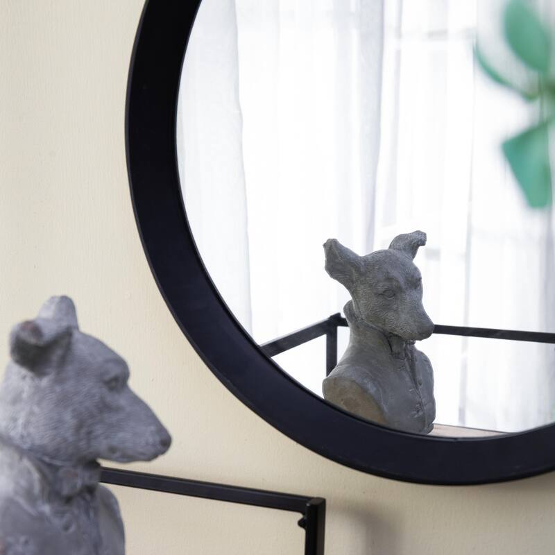 Round wall mirror for living room