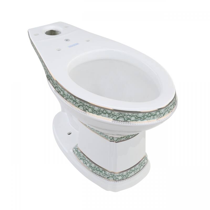 Light Oak Wooden High Tank Toilet Raised Tank 59" to 74" Brass Z Pipe and Elongated White Bowl