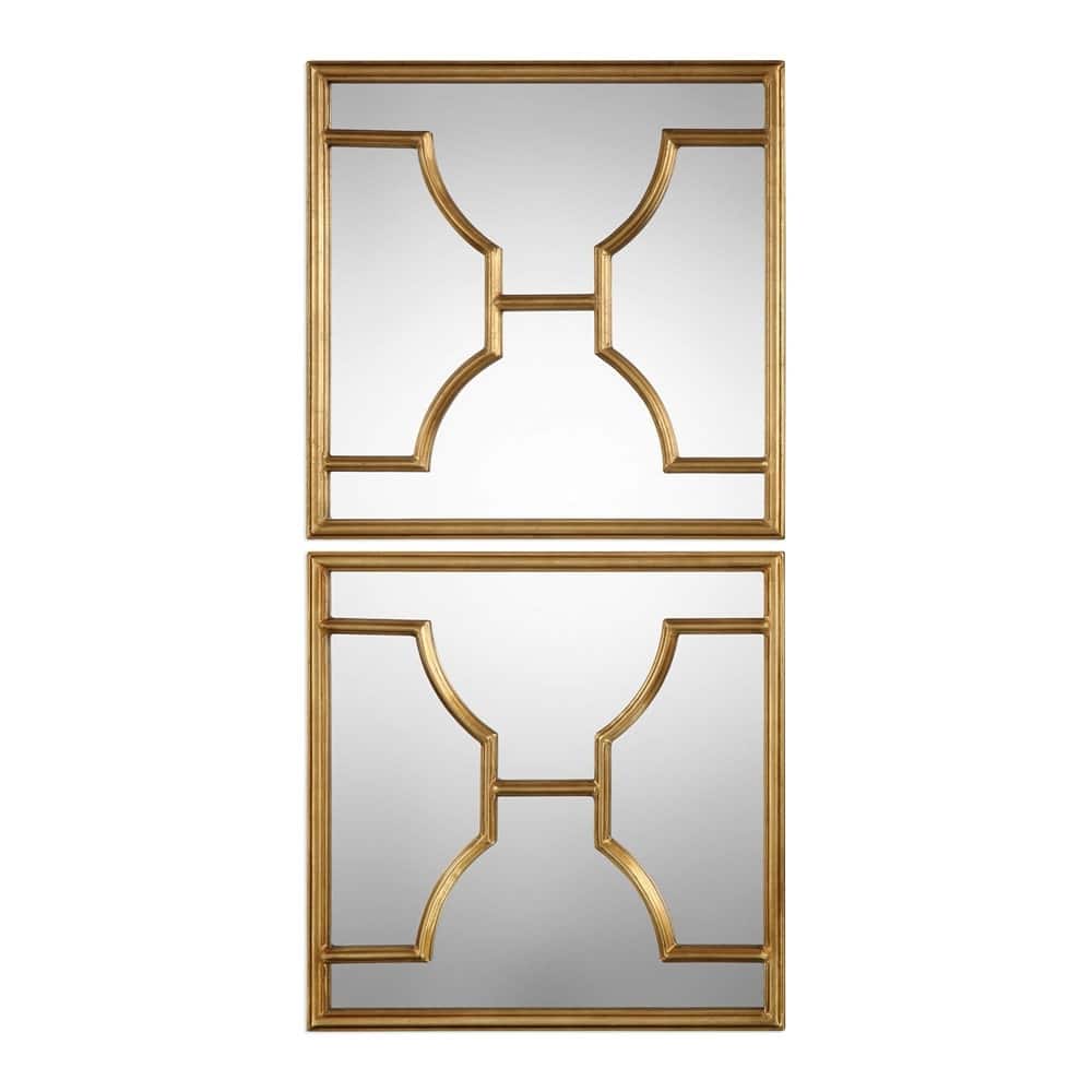 Uttermost Misa Set of (2) Elegant Asian Inspired Square Decorative