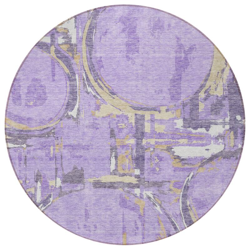 HomeRoots Geometric Transitional Rectangle Outdoor Rug