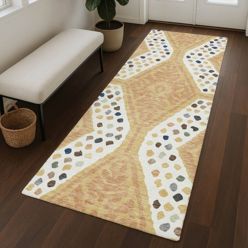 Machine Washable Indoor/ Outdoor Global Nipsey Chantille Rug