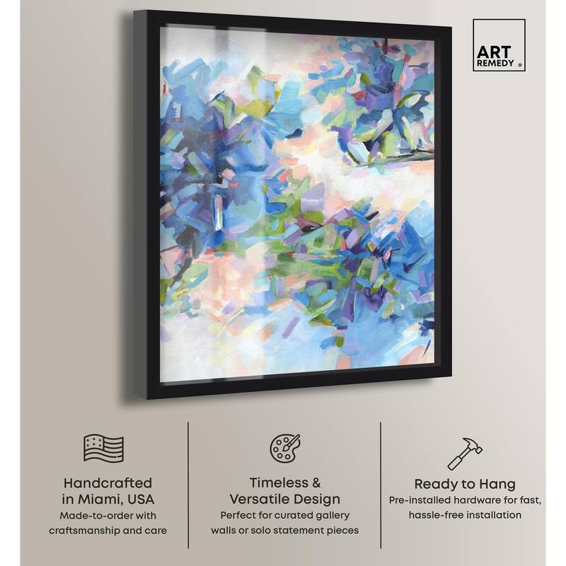 Blue Botanicals Shadowbox by Art Remedy