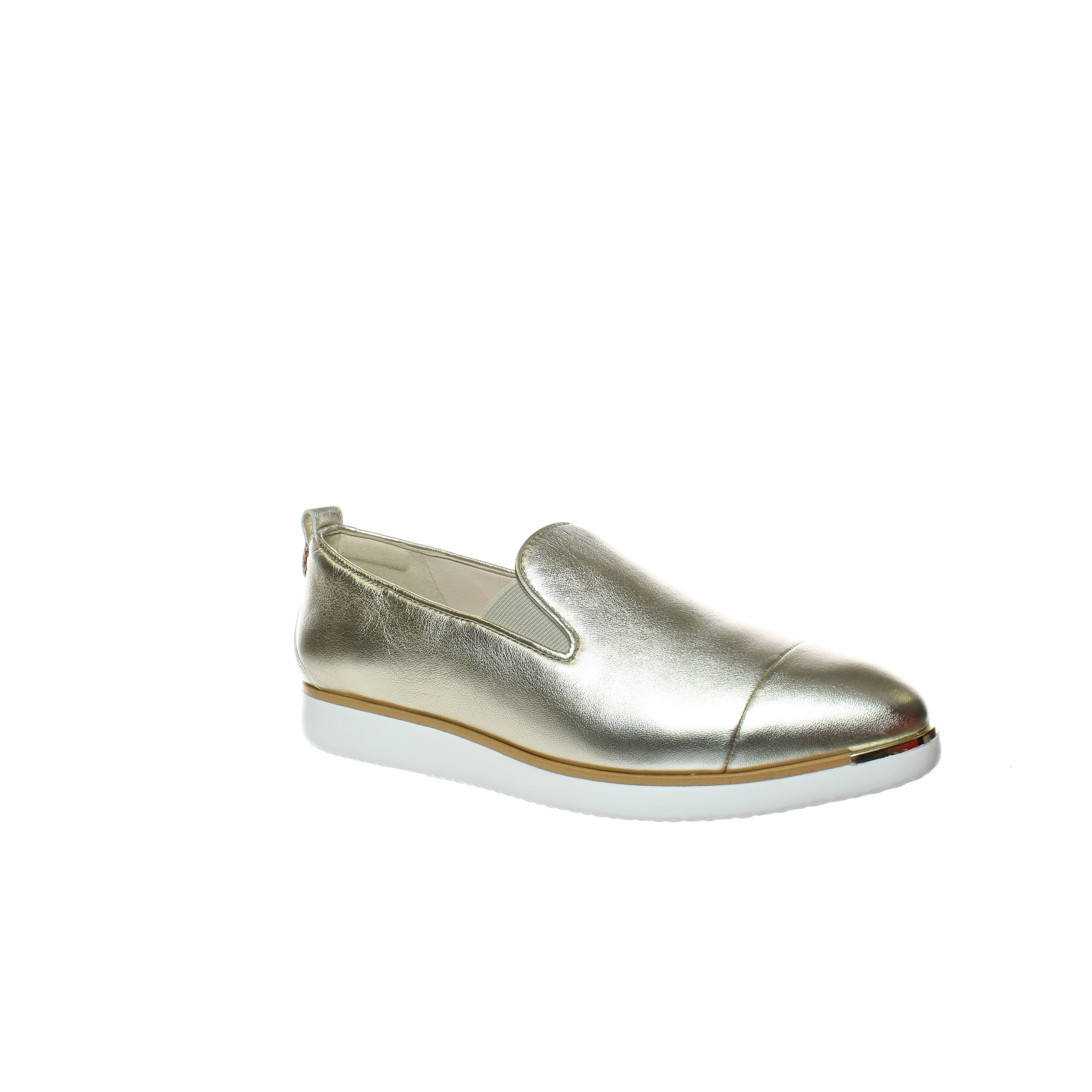 cole haan gold loafers