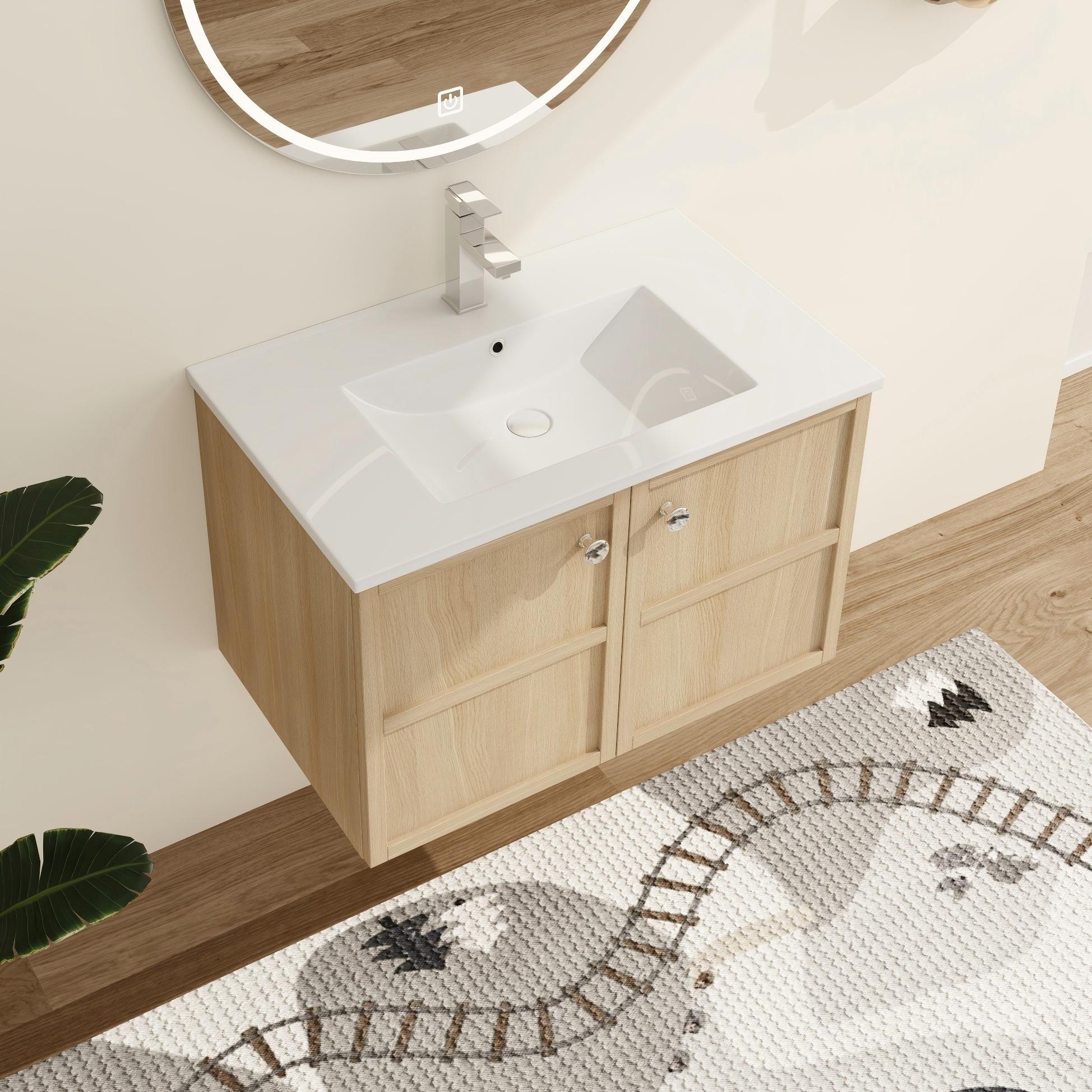 新品24-25NOVEMBER ARTISVE152cm Vanity Art 24 in. W x 18.5 in D x 34 in. H Single Sink Bath Vanity