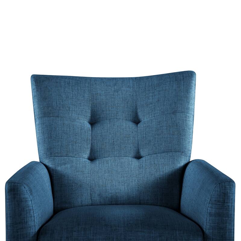 Aurora Comfy Manual Recliner with Wood Base