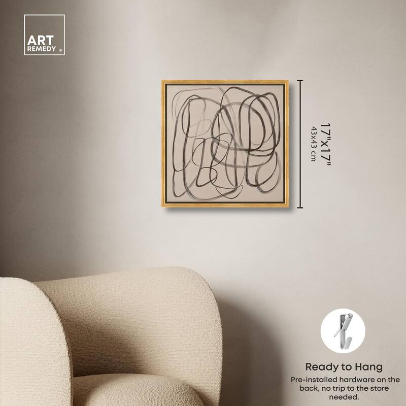 Unbroken Line II Canvas by Art Remedy